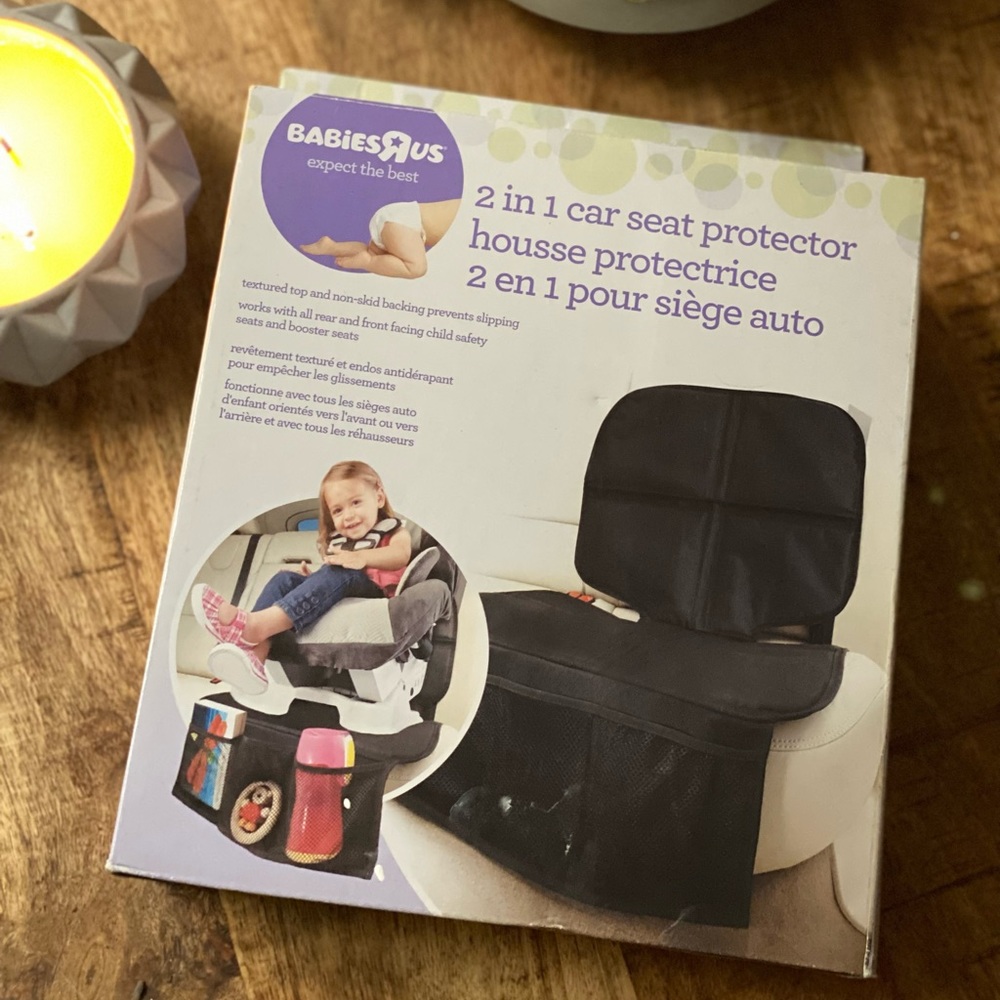 Babies R Us 2 in1 Car Seat Protector Safety Anti Slip Cushion Cover Baby Toddler